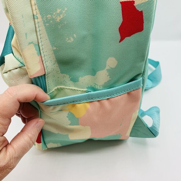 Thirty-One School Backpack Painted Streaks Abstract Modern Classic  15 x 13 x 6" - Picture 10 of 13